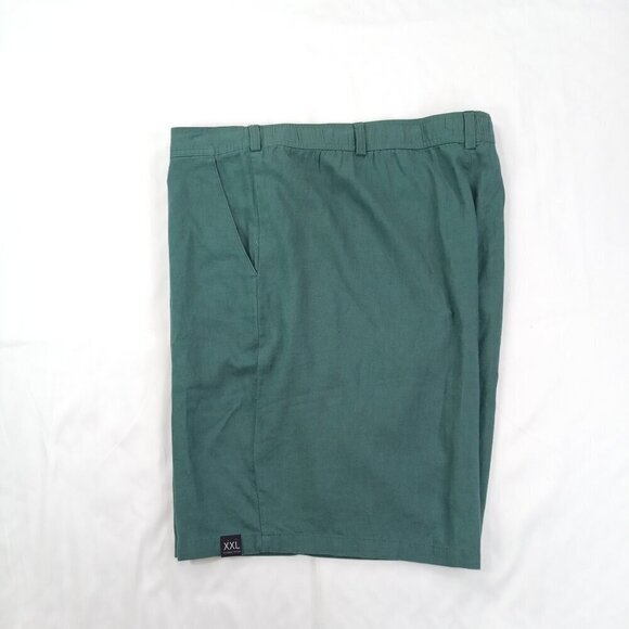 Marc Anthony Mens Linen Shorts Size XXL Green Lightweight Breathable Summer - Picture 9 of 9